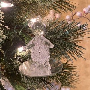 Glass Bear Ornament